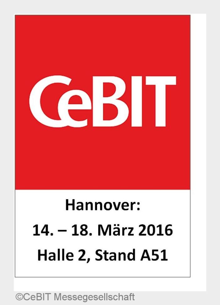CeBIT 2016: Systemhaus LANOS präsentiert perfekten IT-Arbeitsplatz und neues timeCard Addon CeBIT 2016: Systemhaus LANOS präsentiert perfekten IT-Arbeitsplatz und neues timeCard Addon