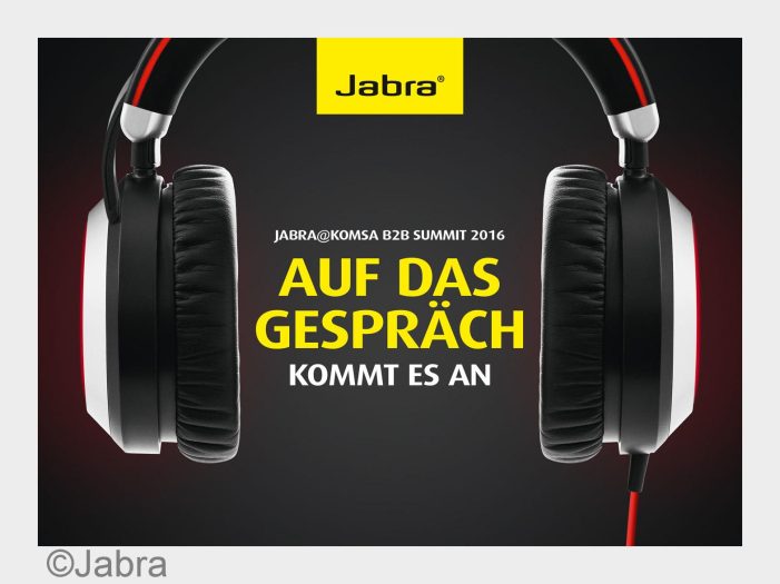 Jabra bietet Messebesuchern Jabra Evolve 80 als Leihmuster Jabra bietet Messebesuchern Jabra Evolve 80 als Leihmuster