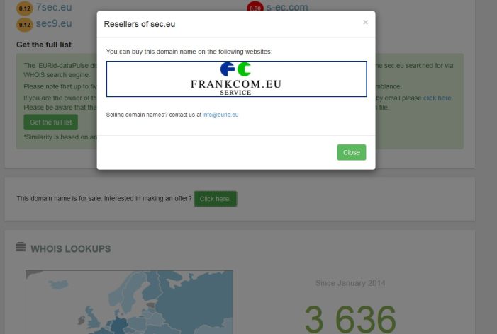 Frankcom EU Service startet Domainvermittlungsservice