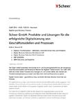 Scheer GmbH: Produkte und Lösungen für die erfolgreiche Digitalisierung von Geschäftsmodellen und Prozessen
