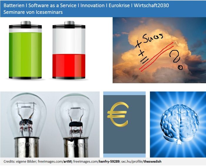 SaaS, Wirtschaft2030, Batterien und Innovation – Seminare in 2016 von Iceseminars SaaS, Wirtschaft2030, Batterien und Innovation – Seminare in 2016 von Iceseminars
