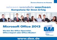 DAA-Prüfungszentren für Microsoft Office-Anwendungen erweitern ihr Angebot