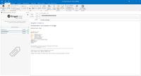 Senden und Empfangen großer Dateien und verschlüsselter E-Mails in Outlook 2016