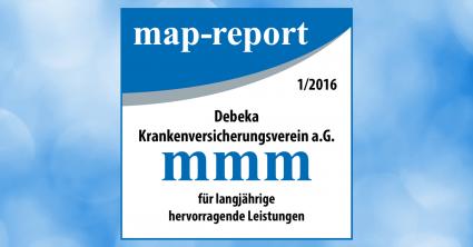 map-report: „Die Debeka verteidigt erneut die Position als bester privater Krankenversicherer“ (FOTO)
