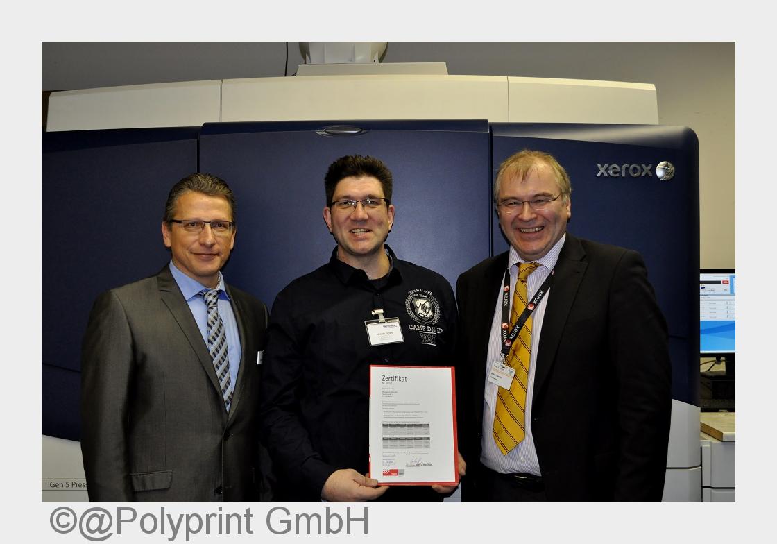 Polyprint erhält für iGen 5 Drucksystem die PSD-Zertifizierung