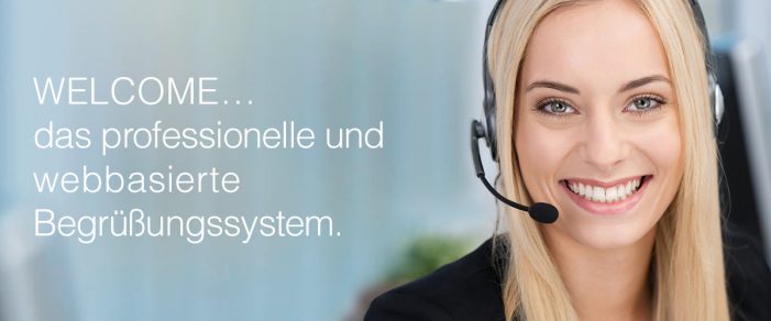 WELCOME – modernes Besuchermanagement