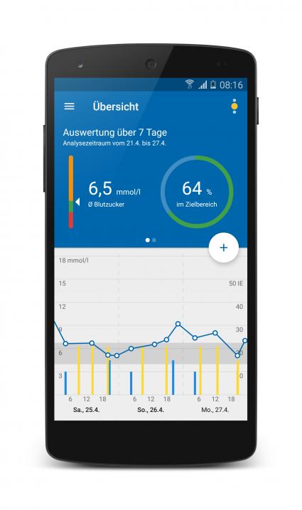 Intuitives Diabetes-Management für insulinpflichtige Menschen mit Diabetes / Digitaler Helfer: Erste Diabetes-App mit vollautomatischem Datenimport auch aus Insulinpens (FOTO)