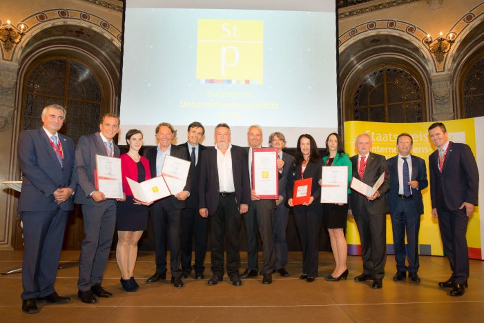 Last Call: Bewerbungsfrist für Staatspreis Unternehmensqualität läuft noch bis 1. April
