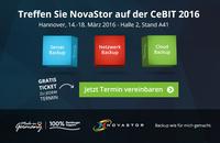 NovaStor auf der CeBIT 2016: Backup Neuheiten und Highlights in Hannover
