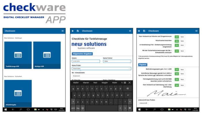 Checkware App: Digitale Checklisten offline am Mobilgerät ausfüllen Checkware App: Digitale Checklisten offline am Mobilgerät ausfüllen