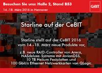 Starline zeigt Neues auf der CeBIT 2016 in Hannover – Halle 2  Stand B53