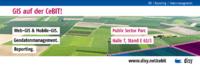 GIS auf der CeBIT – Treffen Sie Disy im Public Sector Parc