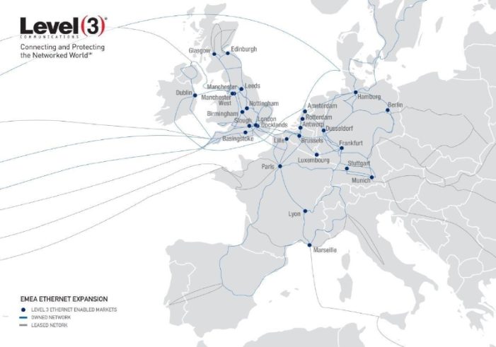Level 3 bringt seine MEF 2.0 Carrier Ethernet Services nach Europa