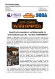 Neues Erscheinungsdatum und Bekanntgabe der Systemanforderungen für Total War: WARHAMMER