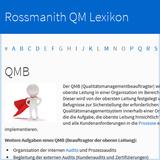 Rossmanith GmbH stellt QM Lexikon online