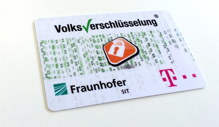 Anmeldestart für Volksverschlüsselung Anmeldestart für Volksverschlüsselung