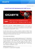 GIGABYTE stellt HEDT-Mainboards auf der CeBIT 2016 vor