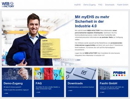 Neu: Digitaler Arbeitsplatz für mehr Sicherheit im Produktionsprozess / myEHS – Webbasierte Software von Fasihi für die Bereiche Umweltschutz, Gesundheit und Sicherheit (FOTO)