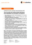 Veröffentlichung des vorläufigen Jahresergebnisses 2015