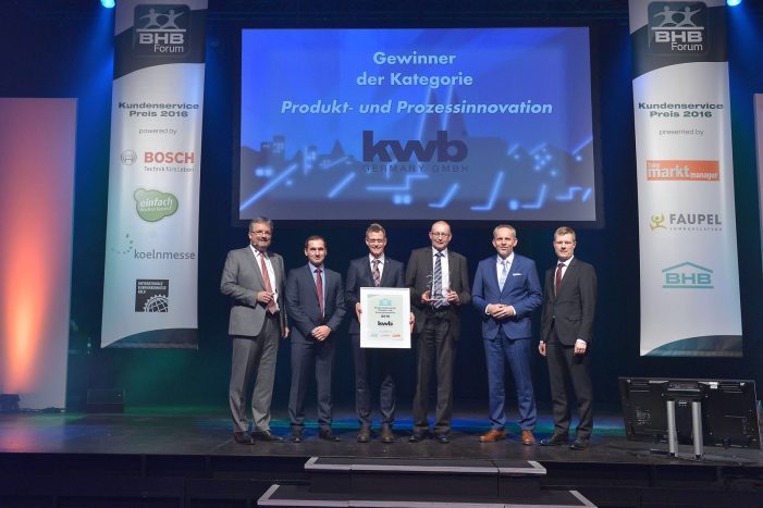 kwb Germany gewinnt BHB-Kundenservicepreis