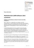 Marktübersicht CAFM-Software 2016 erschienen Marktübersicht CAFM-Software 2016 erschienen