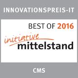 THINK. INNOVATION. SixCMS ist BEST OF Lösung beim Innovationspreis IT 2016