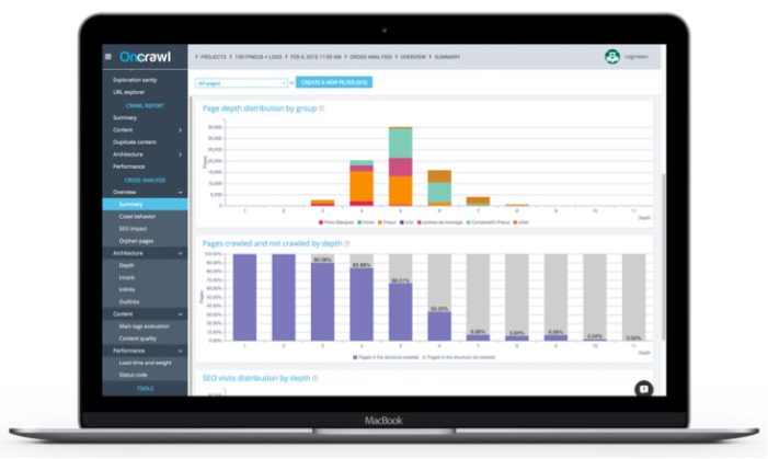 OnCrawl Spring Releases: SEO Log Analyzer und Onpage SEO Chrome Extension