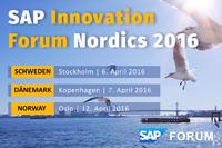 Westernacher als Aussteller auf dem SAP Innovation Forum Nordics 2016 in Stockholm, Kopenhagen und Oslo