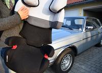 TÜV SÜD: Kinder auch im Oldtimer richtig sichern