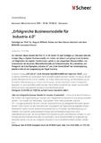 ?Erfolgreiche Businessmodelle für  Industrie 4.0?
