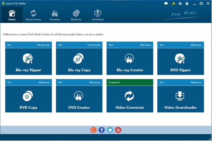 Neue Version von Leawo Prof. Media, Version 7.4.4.0 ist nun verfügbar