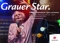Mit?Grauem Star?: Swiss Life startet Werbekampagne mit jung gebliebenen älteren Menschen für ein längeres, selbstbestimmtes Leben
