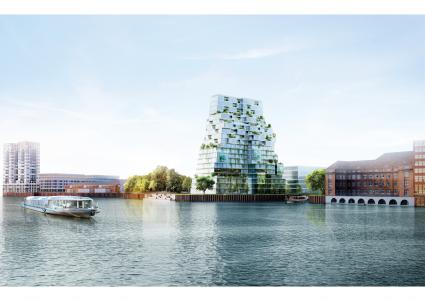 LANGHOF® plant neuen Hochhaustyp an der Spree / Effizient, energetisch, essentiell: EPSILON – das Hochhaus 2.0, visionäres Hochhaus in Kreuzberg (FOTO)