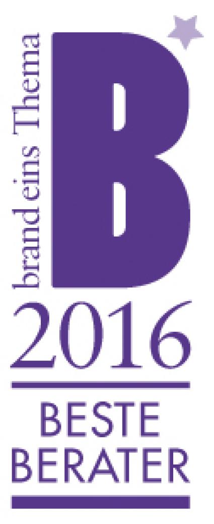 Kerkhoff Consulting als „Beste Berater 2016“ ausgezeichnet / Das Magazin brand eins und Statista haben Kerkhoff Consulting das Siegel „Beste Berater 2016“ verliehen (FOTO)