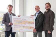 HD Bau GmbH Auerbach spendet 1.500 Euro an das Bayreuther Hilfsprojekt medi for help