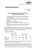 Rofin gibt Ergebnisse für das zweite Quartal des  Geschäftsjahres 2016 bekannt