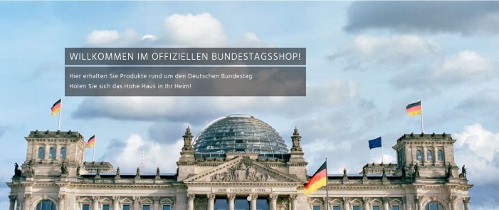 Bundestagsshop basiert auf Gambio: Flexibilität und Einfachheit des Shopsystems überzeugte