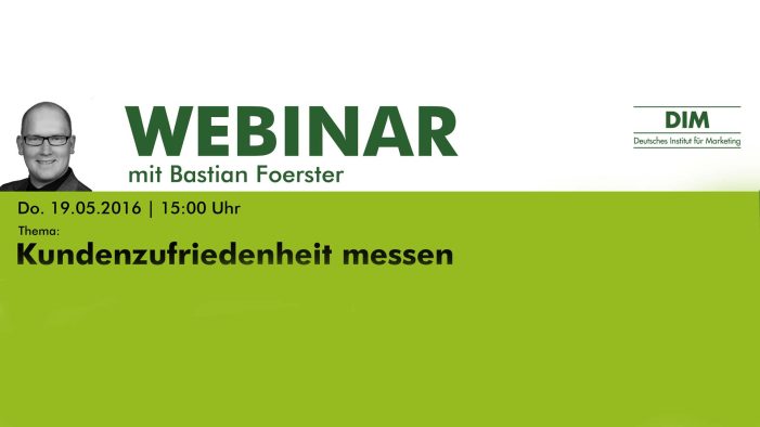 Webinar zum Thema Kundenzufriedenheit messen