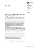 Messeprogramm 2017 für Exportinitiative Energie festgelegt