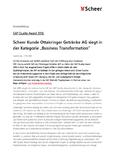 SAP Quality Award 2016