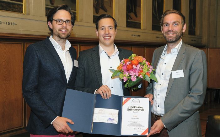Ginmon feiert Auszeichnung mit dem Frankfurter Gründerpreis! Ginmon feiert Auszeichnung mit dem Frankfurter Gründerpreis!