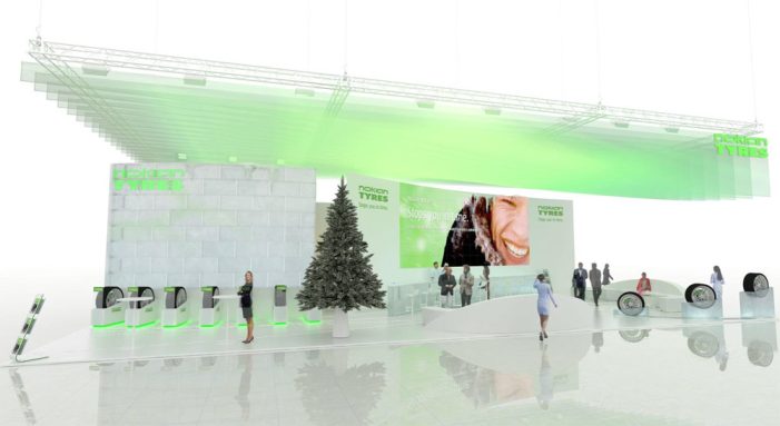 Nokian Tyres in der Arktis auf der Messe Reifen 2016 in Essen Nokian Tyres in der Arktis auf der Messe Reifen 2016 in Essen