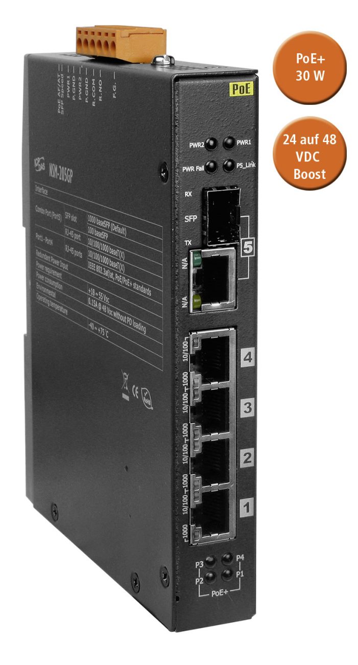 Spectra stellt neuen PoE+-Switch für Gigabit-Ethernet vor Spectra stellt neuen PoE+-Switch für Gigabit-Ethernet vor