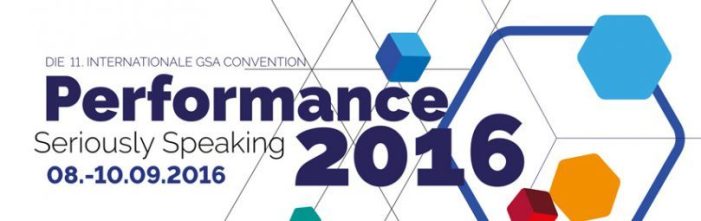 Performance 2016 – Seriously Speaking: Der elfte Jahreskongress der German Speakers Association vom 8. bis 10.09.2016 in Ulm