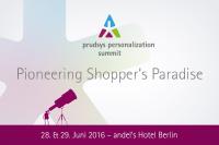 prudsys personalization summit 2016: Willkommen im Shopping-Paradies