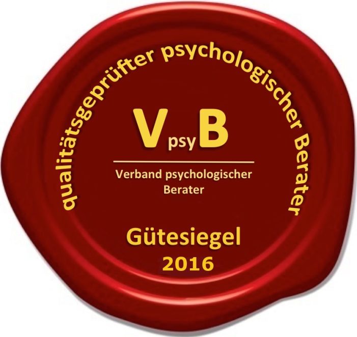 Das Gütesiegel des VpsyB – damit Fachkompetenz in der psychologischen Beratung erkennbar wird Das Gütesiegel des VpsyB – damit Fachkompetenz in der psychologischen Beratung erkennbar wird