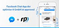 Facebook Chat-App der optimise-it GmbH ist approved