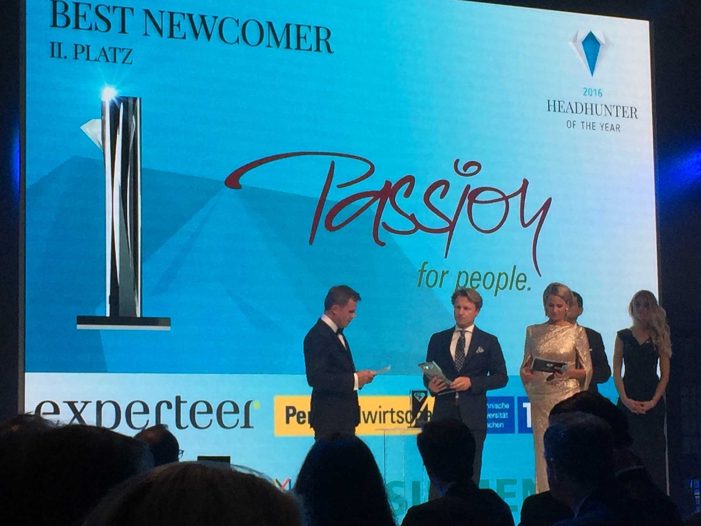 Passion for People als Headhunter of the Year ausgezeichnet Passion for People als Headhunter of the Year ausgezeichnet
