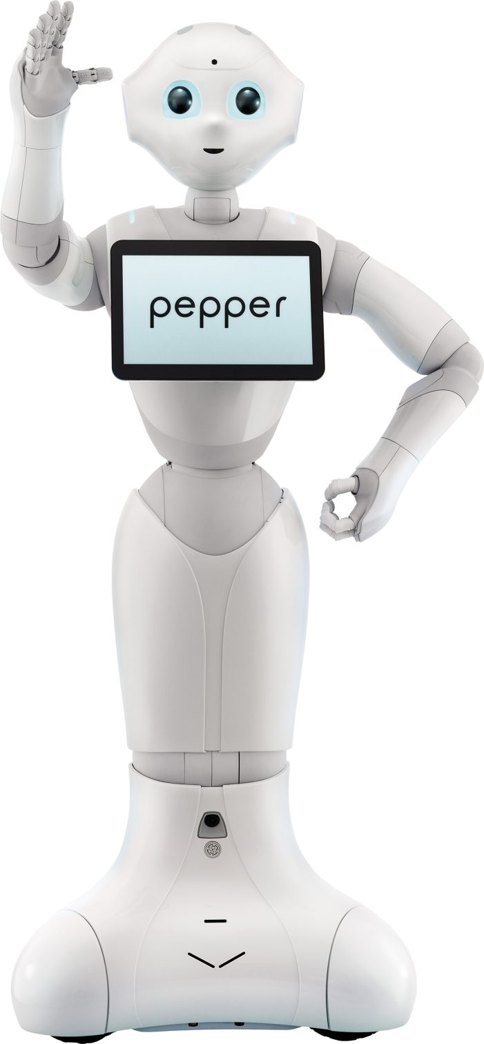 noDNA präsentiert den Serviceroboter Pepper in Deutschland