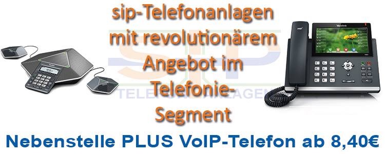 Virtuelle Telefonanlage, Nebenstelle + VoIP-Telefon inklusive